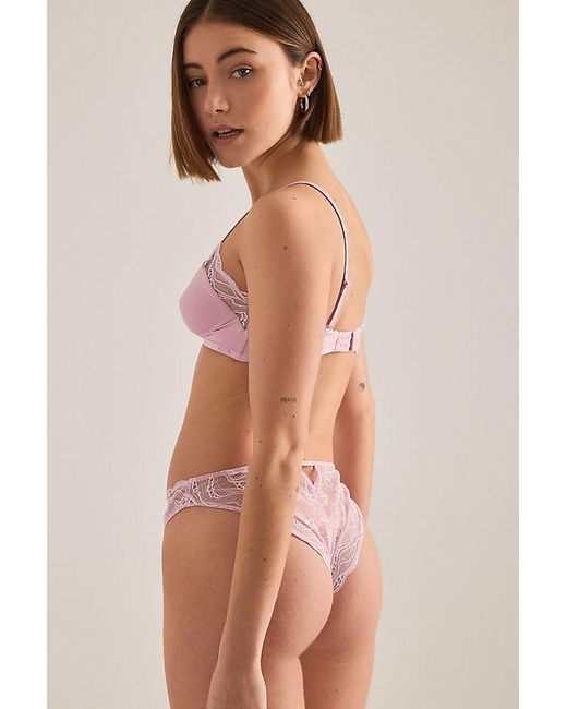 Calvin Klein Pink Unlined Triangle Bra