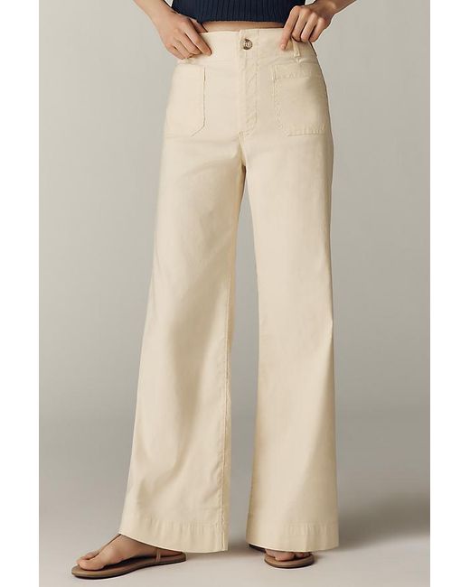 Maeve Multicolor The Colette Full-Length Wide-Leg Trousers By