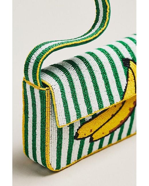 By Anthropologie Multicolor The Fiona Beaded Bag: Food & Drink Edition