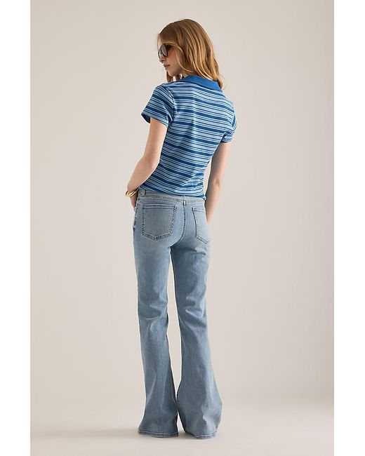 Pistola Blue Kinsley Mid-Rise Flare Jeans