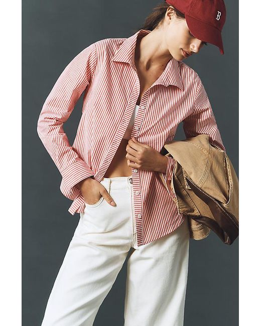 Maeve Multicolor The Gracelyn Slim Buttondown Shirt By