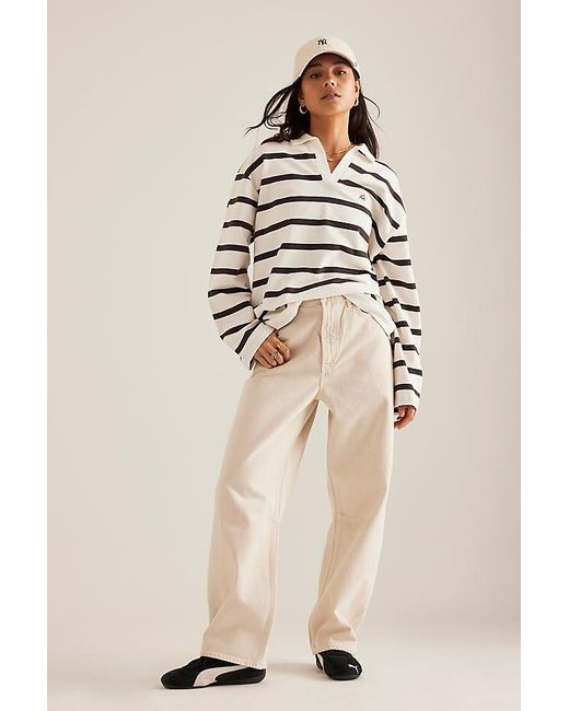 Citizens of Humanity Natural Miro Relaxed Barrel-Leg Jeans