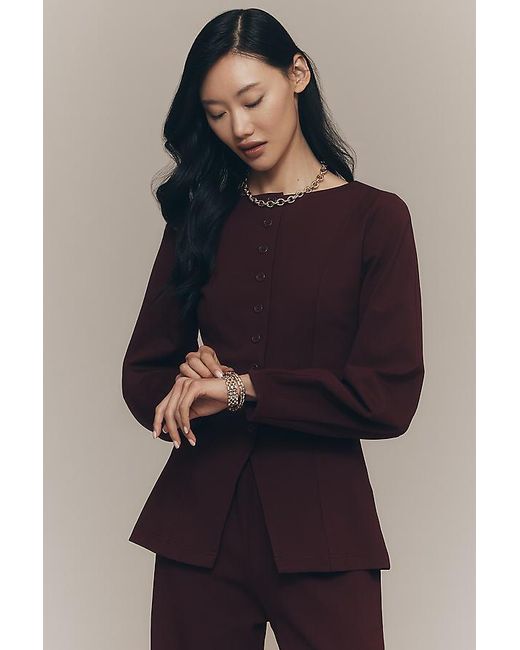 ALIGNE Blue Bonnie Ponte Blazer