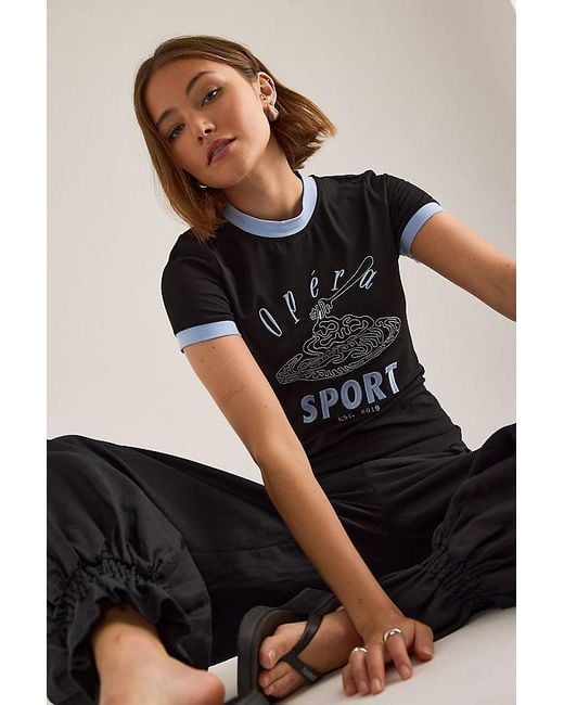 OperaSPORT Black Sere Graphic Baby T-Shirt