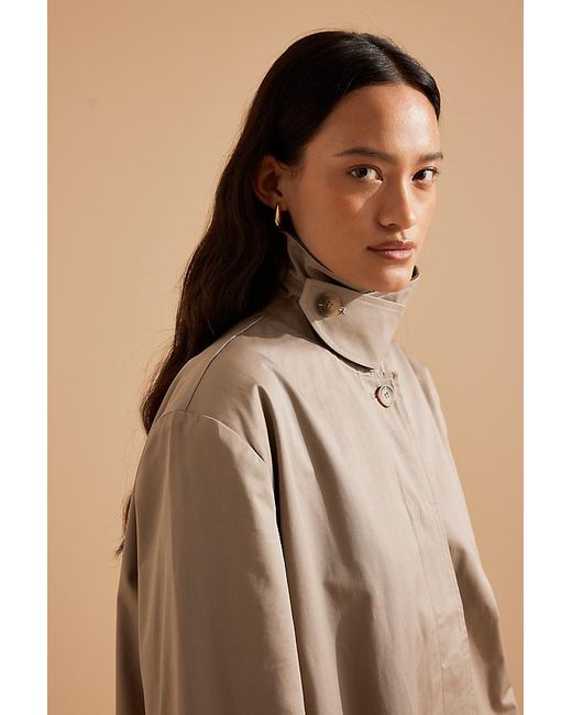 SELECTED Blue Asya Oversized Trench Coat