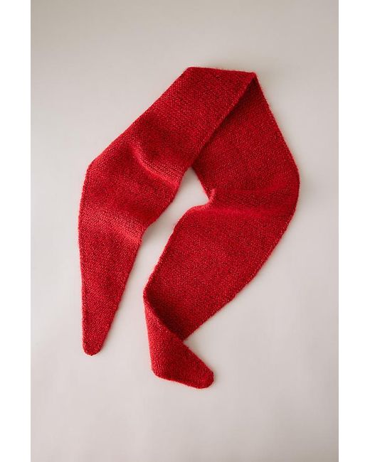 By Anthropologie Red Skinny Neckerchief