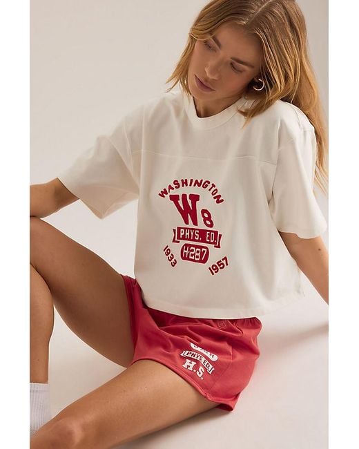 Champion Red Boxy Graphic T-Shirt