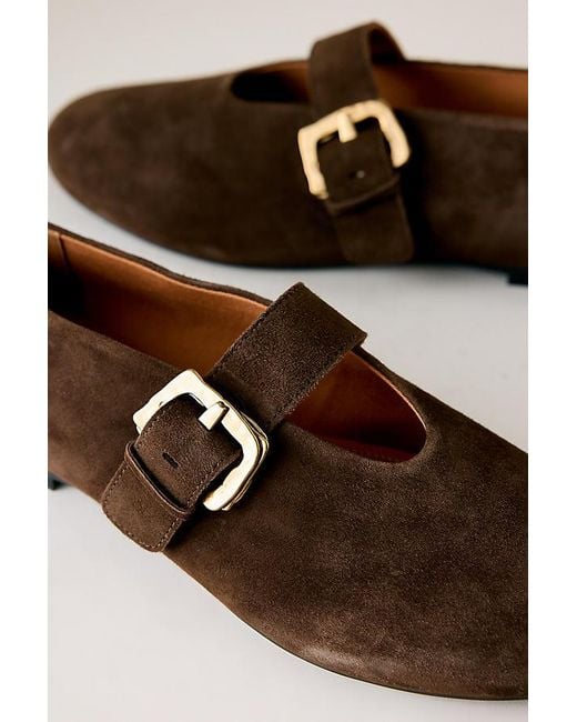 Vagabond Brown Vagabond Aleya Buckle Ballet Flats