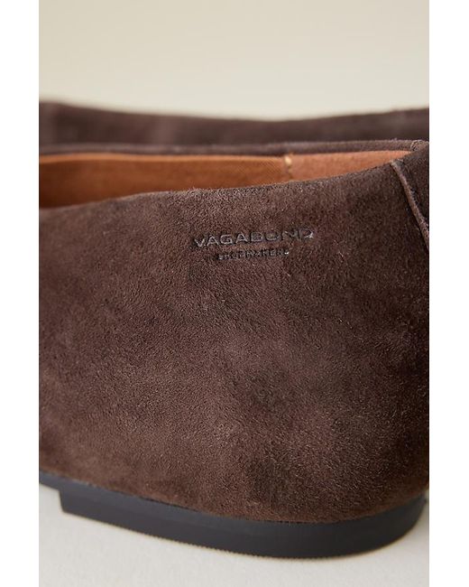 Vagabond Natural Vagabond Aleya Suede Ballet Flats