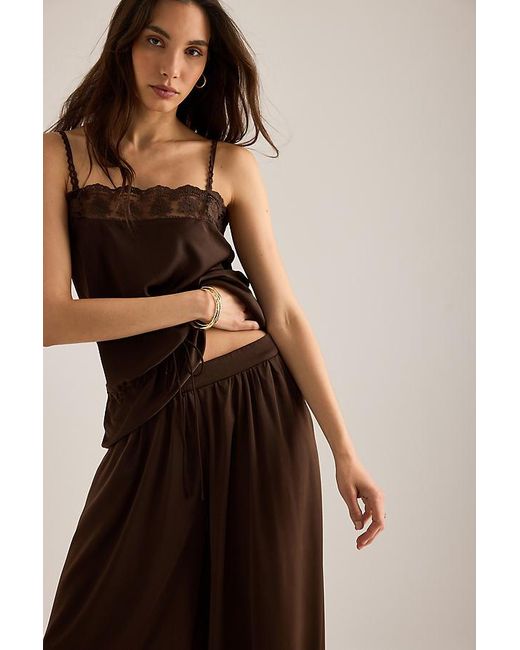 Bardot Brown Nikola Satin Balloon Trousers