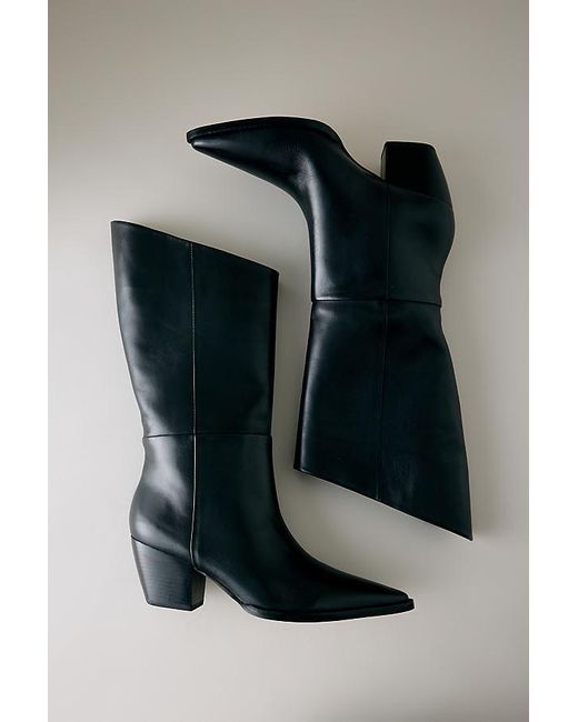Matisse Black Edie Leather Asymmetric Boots