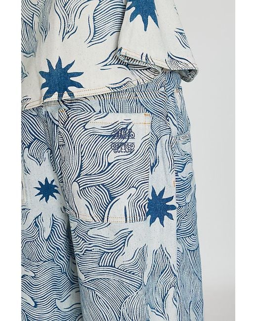 Never Fully Dressed Blue Soleil Straight-Leg Jeans