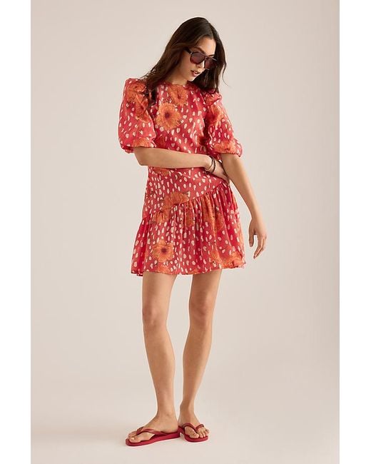 Never Fully Dressed Red Poppy Nova Mini Dress