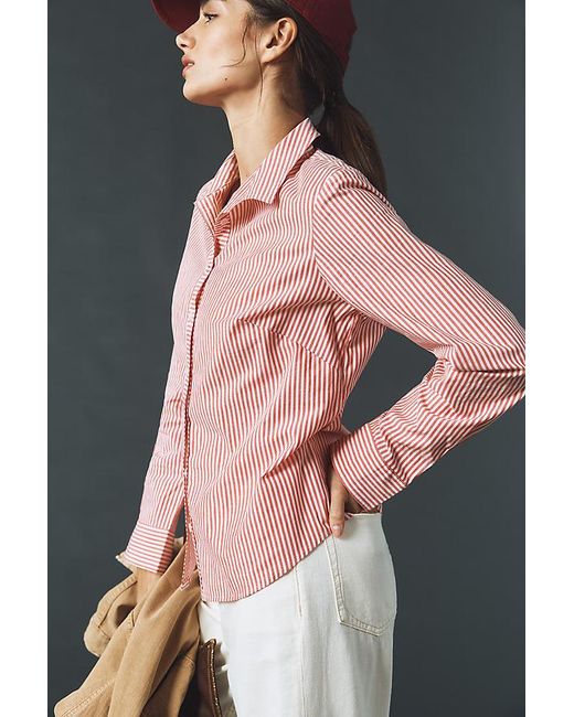 Maeve Multicolor The Gracelyn Slim Buttondown Shirt By