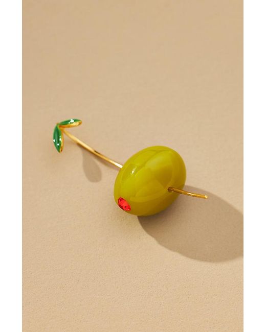 By Anthropologie Yellow Fruit Drop Earrings
