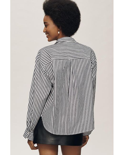 Maeve Gray The Shrunken Bennet Buttondown Shirt By