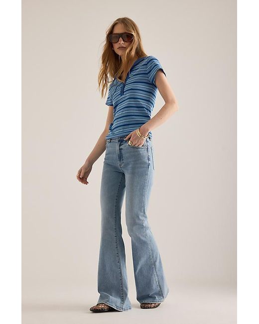 Pistola Blue Kinsley Mid-Rise Flare Jeans