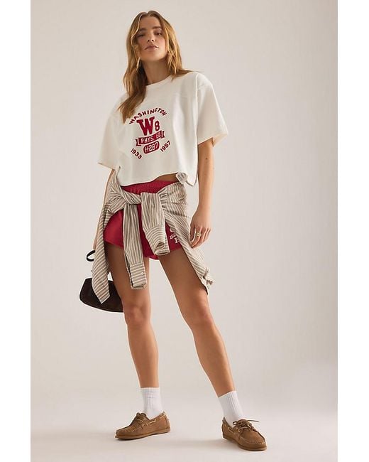 Champion Red Boxy Graphic T-Shirt