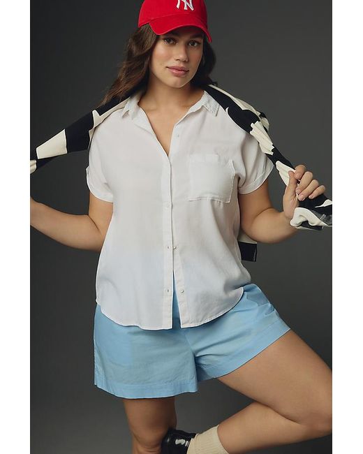 Cloth & Stone Gray Breezy Buttondown Blouse