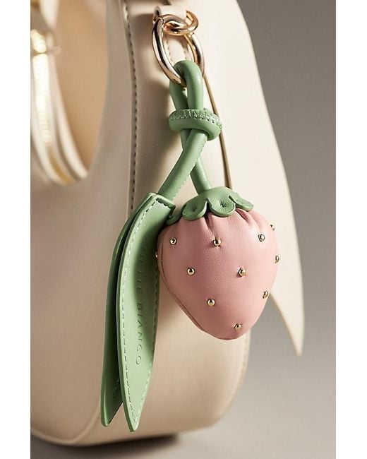 Melie Bianco Green Fruit Bag Charm