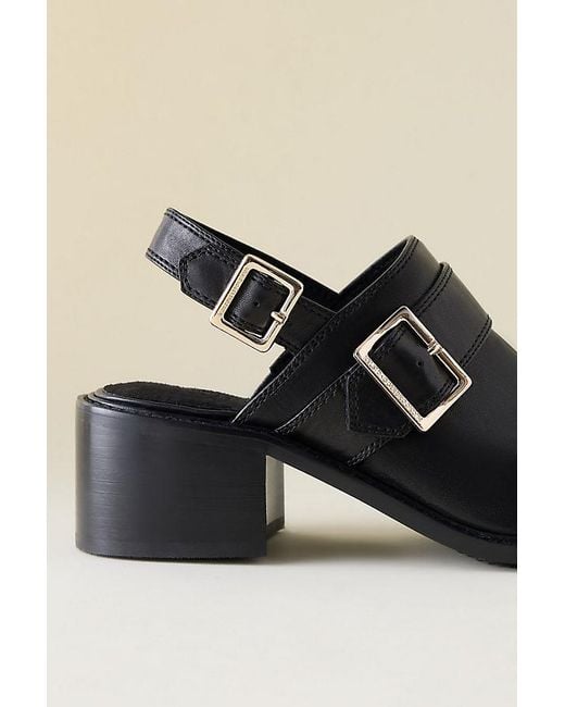 Kelsi Dagger Brooklyn Black Glory Slingback Clogs