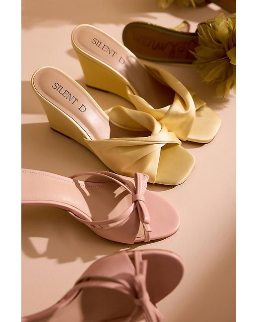 Silent D Pink Katia Wedge Heels