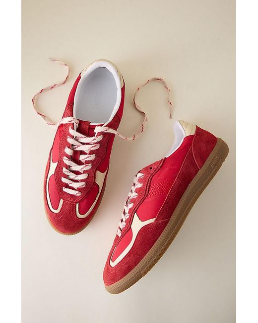 Alohas Red Tb.490 Rife Sheen Leather Trainers