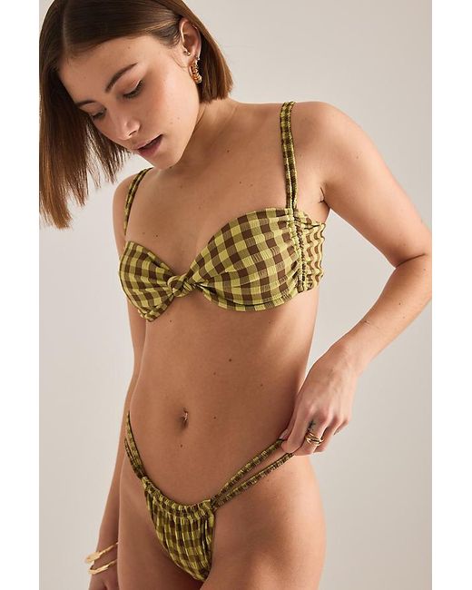 Wild Lovers Brown Cabana Bikini Bottoms