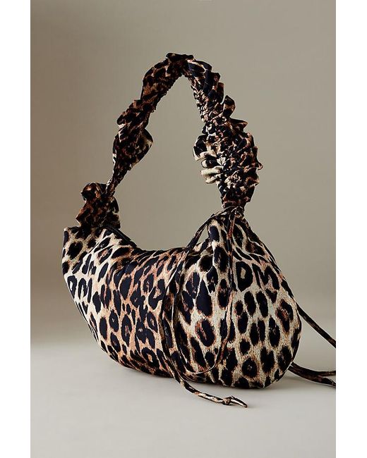 Damson Madder Multicolor Leopard Print Shoulder Bag