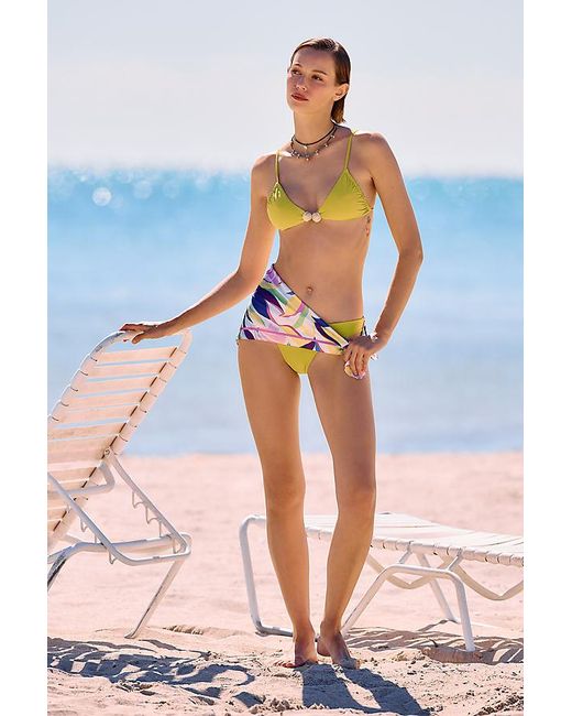 MALAI Blue Cleo Bikini Top