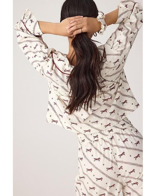 TBCo Natural 100% Cotton Cropped Pyjama Set