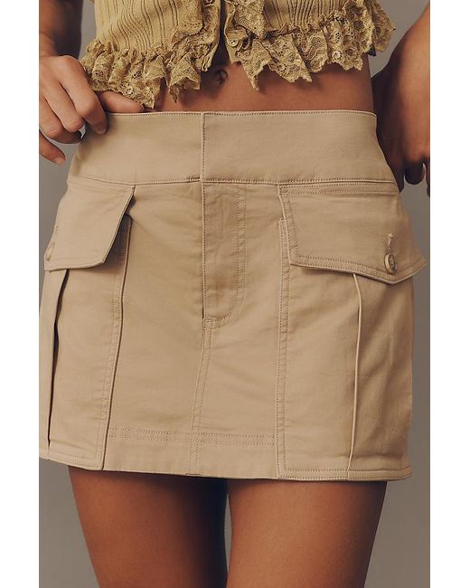 Maeve Brown Cargo Skort
