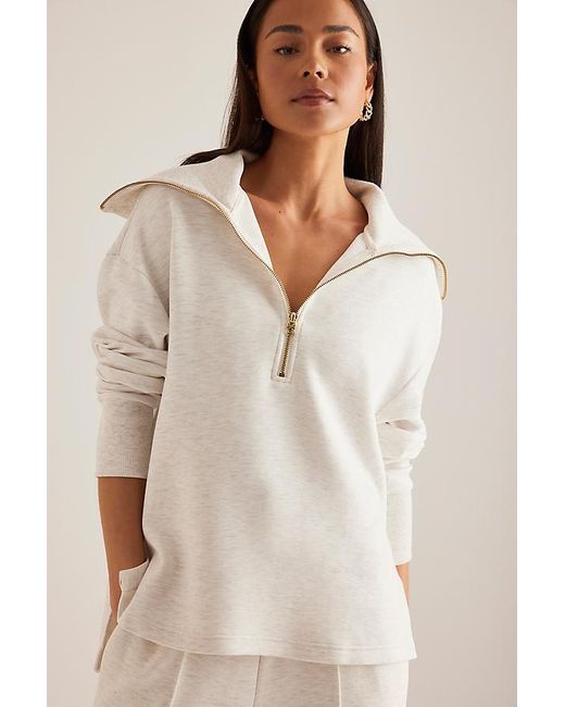 Varley Natural Larson Half-Zip Sweatshirt