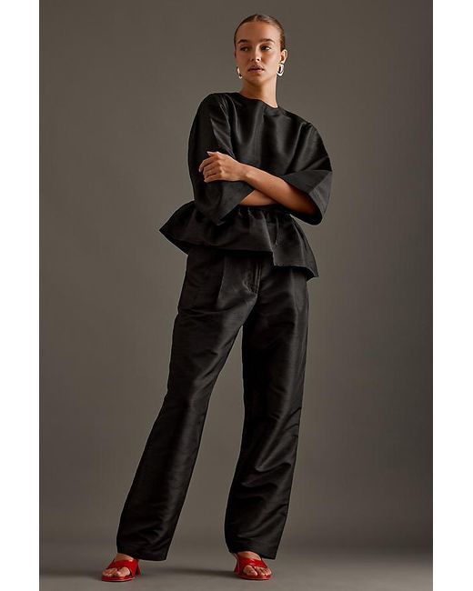 Stella Nova Black Pleated Trousers