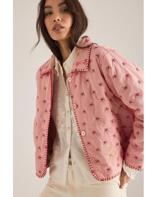 Helmstedt Pink Ava Embroidered Jacket