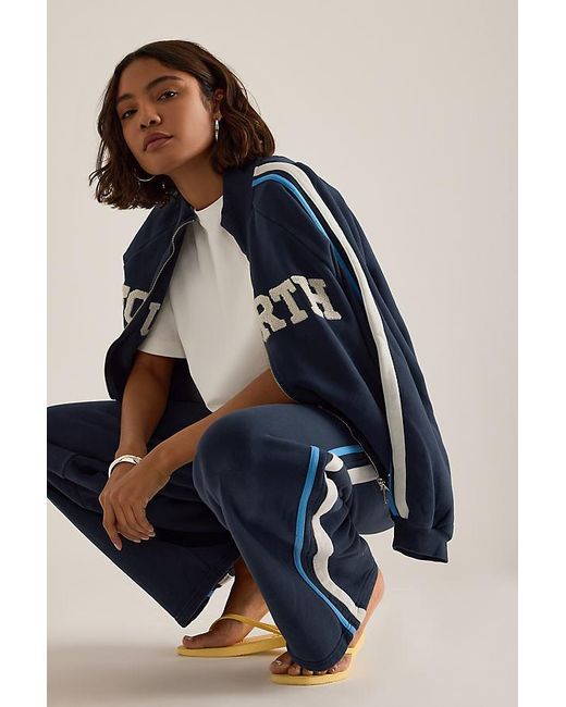 4th & Reckless Blue Taylor Bomber Jacket