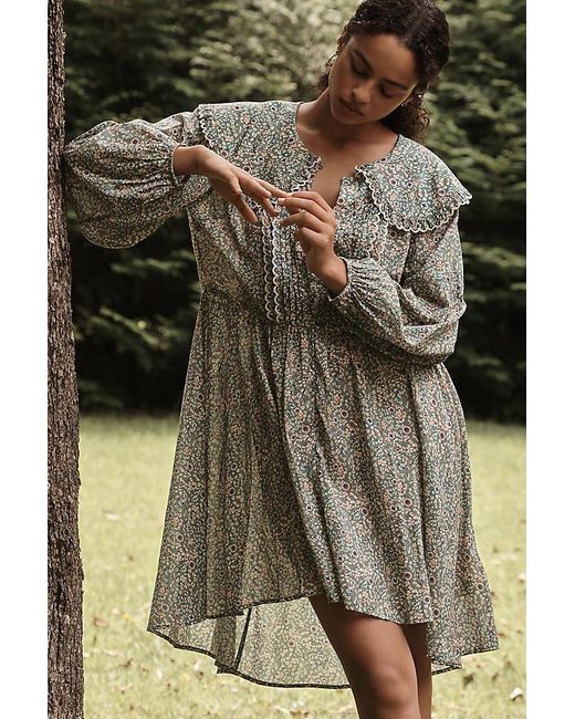 By Anthropologie Collared Lounge Dress in Green Lyst UK