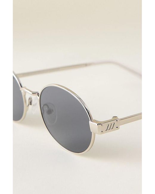 Le Specs Natural Poseidon Deux Oval Sunglasses