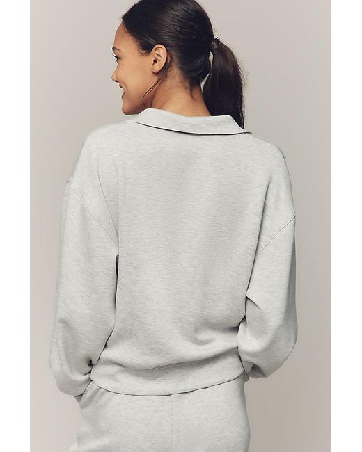 Daily Practice Gray Half-Zip Sweatshirt