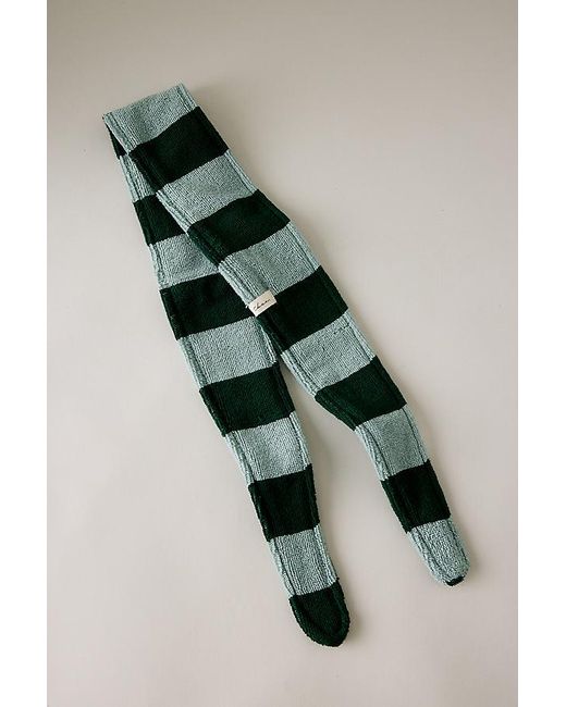 TBCo Green Stripe Terry Cotton Hair Tie