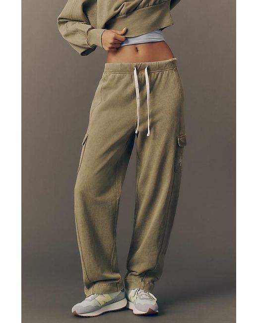 Daily Practice Green Fade Away Cargo Joggers