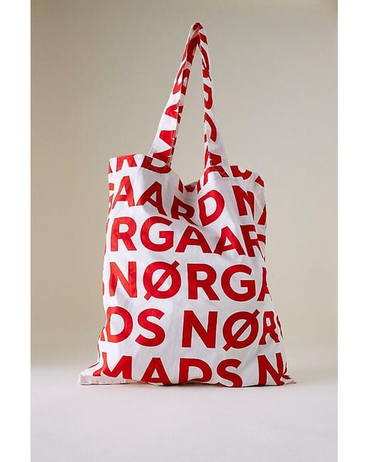 Mads Nørgaard Red Sacky Atoma Tote Bag