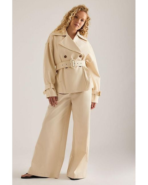 Odd Muse Natural Cotton Mix Trench Jacket