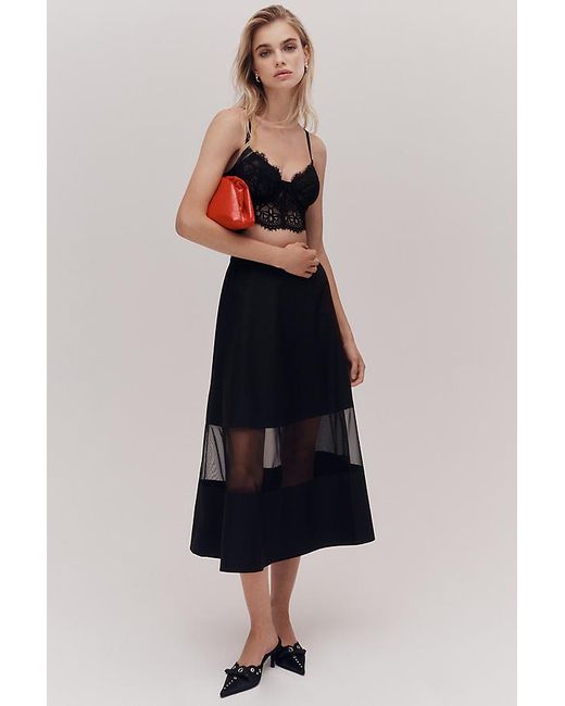 By Anthropologie Green The Giselle Lace Bustier