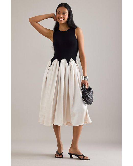 siempre michelle sleeveless colorblock midi dress Anthropologie | Dresses | Anthropologie Siempre Michelle Sleeveless Color Block Midi Dress