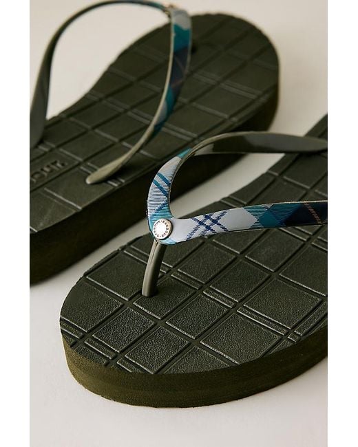 Barbour Green Tilda Toe Post Sandals