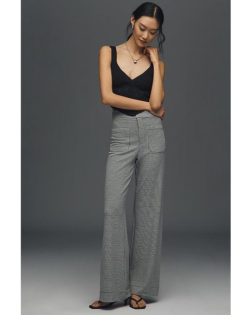 Maeve Gray Jude Houndstooth Trousers