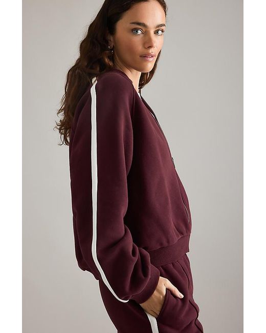 4th & Reckless Red Anna Maria Zip Bomber Jacket
