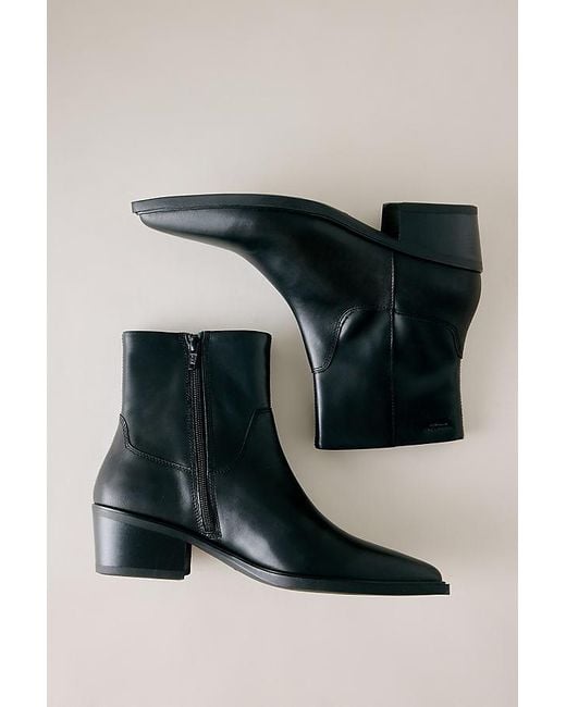 Vagabond Black Vagabond Kelsey Leather Ankle Boots