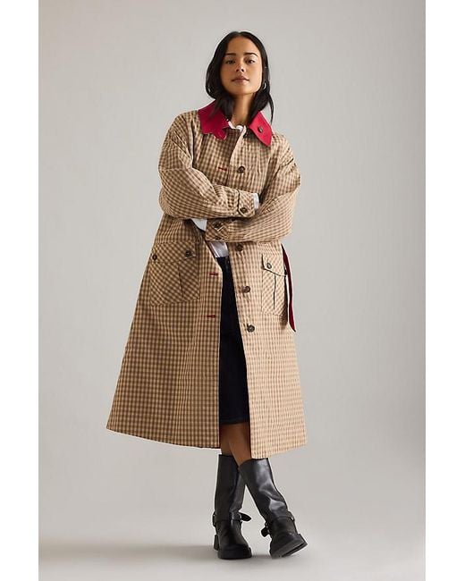 Damson Madder Natural Anja Reversible Trench Coat